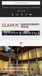 Mobile Screenshot of elkhosgrupovocal.com